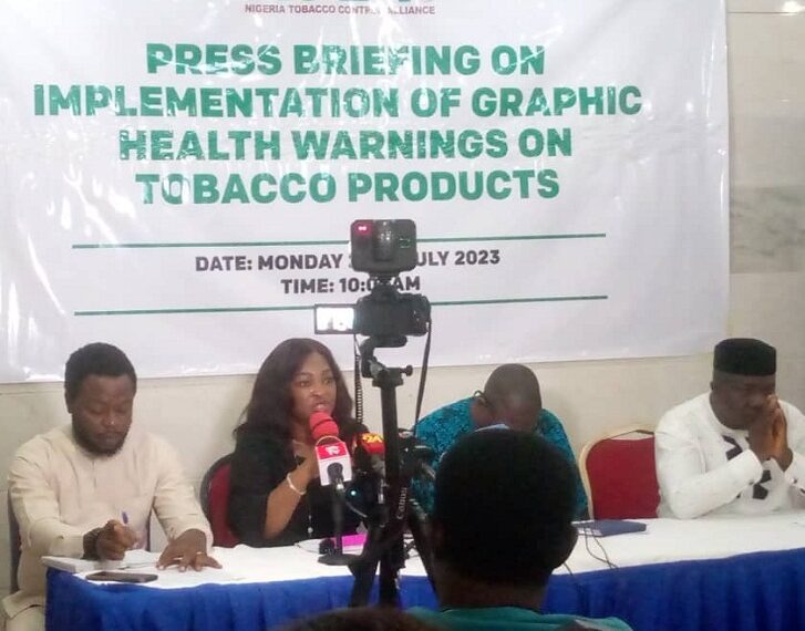 CLAMOUR FOR EFFECTIVE IMPLEMENTATION OF GRAPHIC HEALTH WARNINGS ON TOBACCO PRODUCTS BY NIGERIA TOBACCO CONTROL ALLIANCE (NTCA)